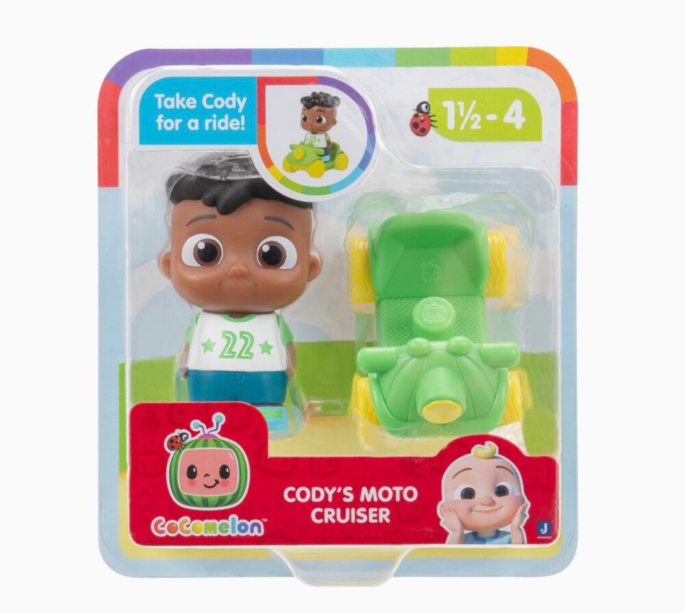 CoComelon Cody’s Moto Cruiser Figure Vehicle Jazwares Ages 1.5-4 NEW SEALED #123